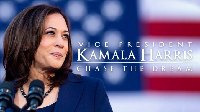 Vice President Kamala Harris: Chase the Dream is available on Amazon Prime.