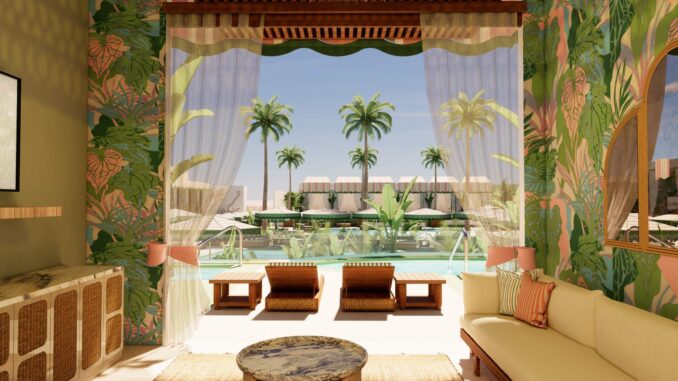 Palm Tree Beach Club Rendering _ Courtesy of PTBC